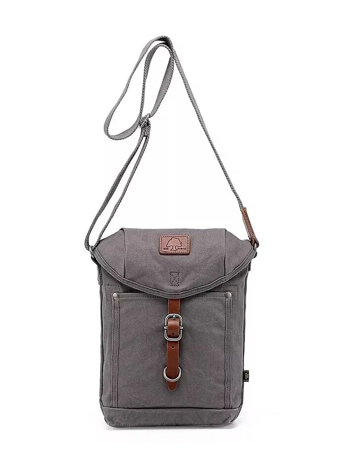 Сумка через плечо Forest Canvas Flap TSD BRAND — изображение 5 из 9, серый