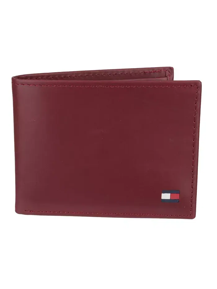 Мужской кожаный паспортник-кошелек Tommy Hilfiger — изображение 1 из 2, красный
