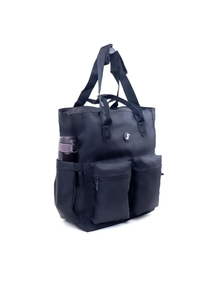 Сумка-шопер Timo Casual Laptop Tote J World — изображение 3 из 6, черный