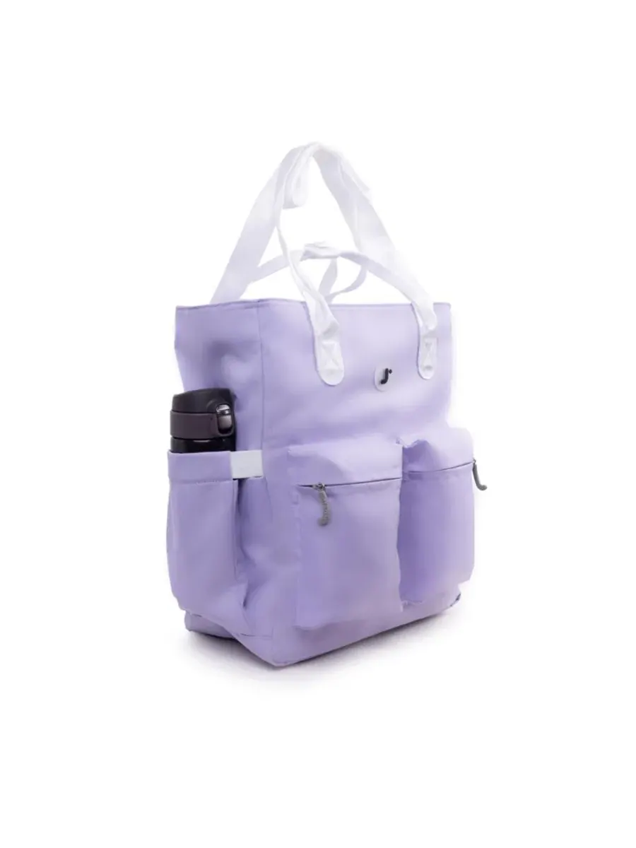 Сумка-шопер Timo Casual Laptop Tote J World — изображение 3 из 6, фиолетовый