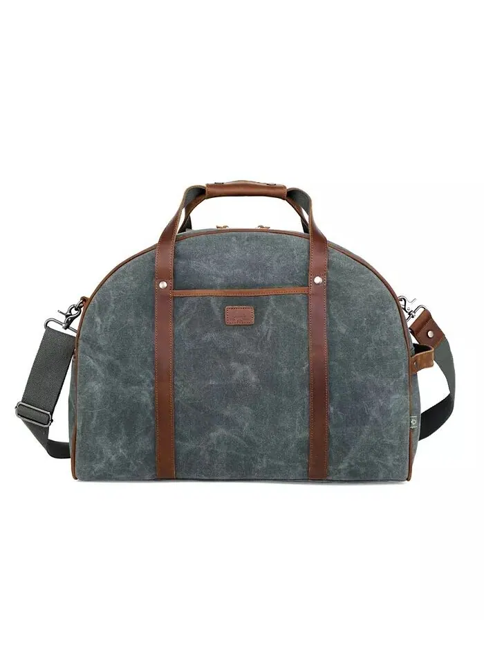 Дорожная сумка из вощеного холста Stone Creek TSD BRAND — изображение 1 из 9, бирюзовый