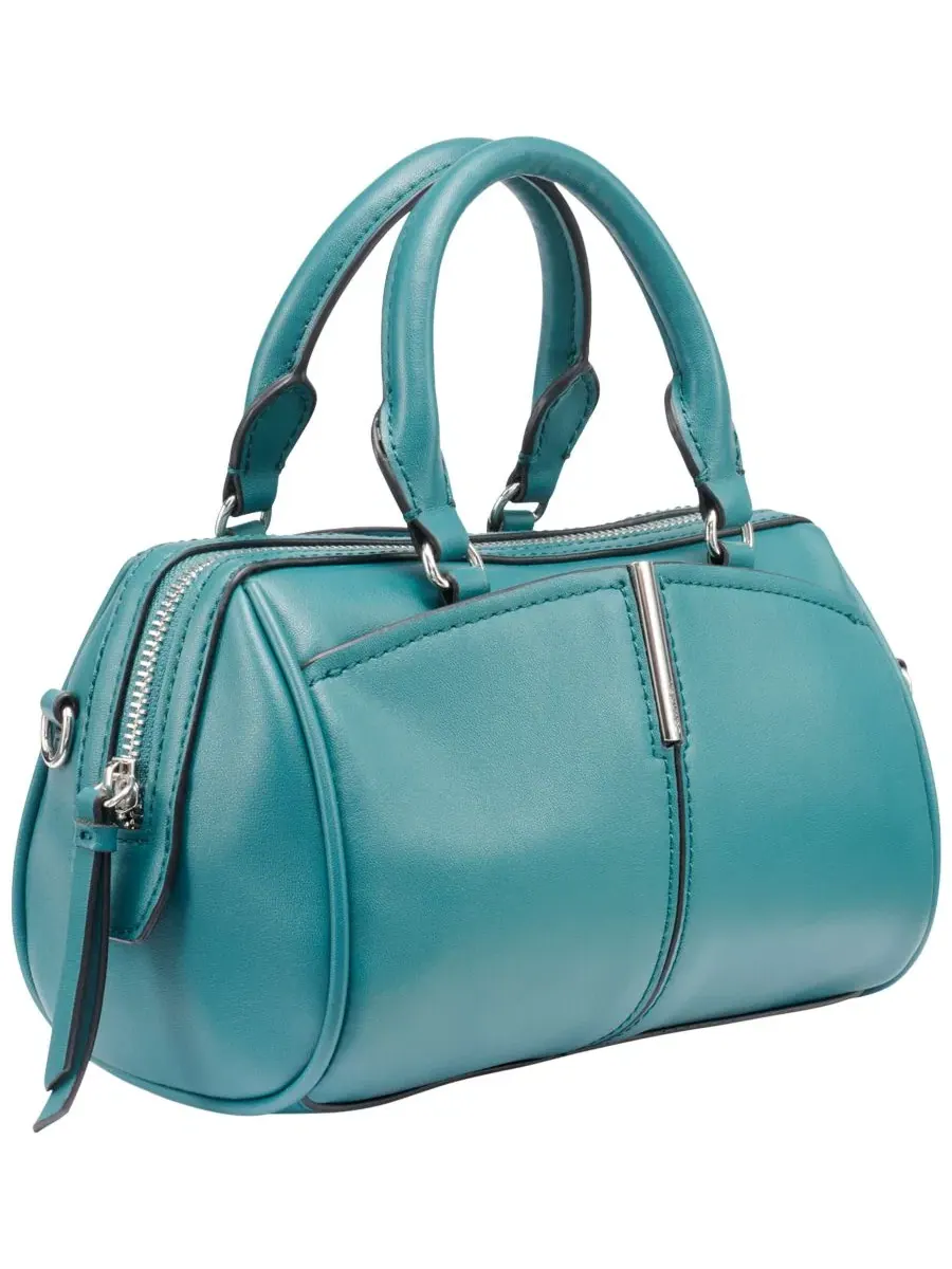 Мини-сумка через плечо Genevieve Mini Crossbody Handbag Calvin Klein — изображение 3 из 5, темно-бирюзовый