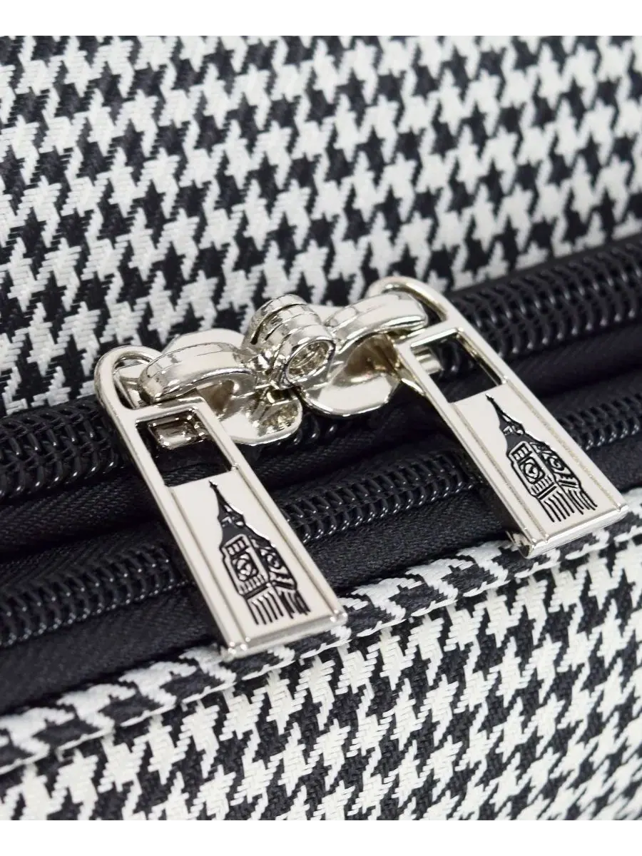 Дорожная сумка 40 см с принтом Houndstooth Cambridge London Fog — изображение 6 из 6, оливковый
