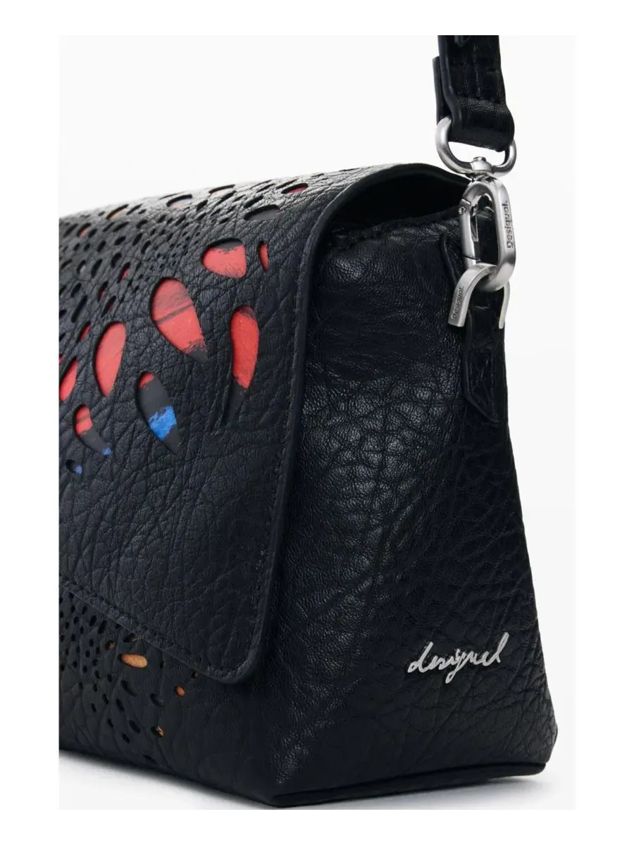 Сумка-шопер с лазерным принтом Desigual — изображение 2 из 5, черный