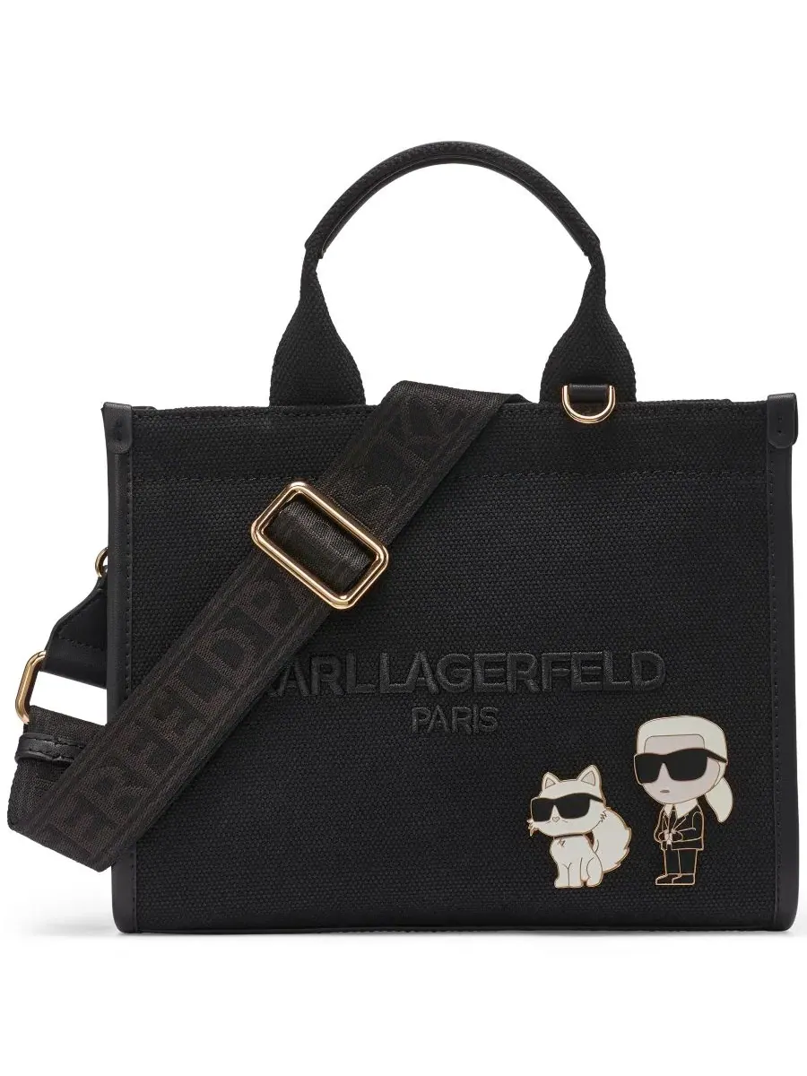 Маленькая сумка-саквояж Кристина Karl Lagerfeld Paris — изображение 1 из 5, черный