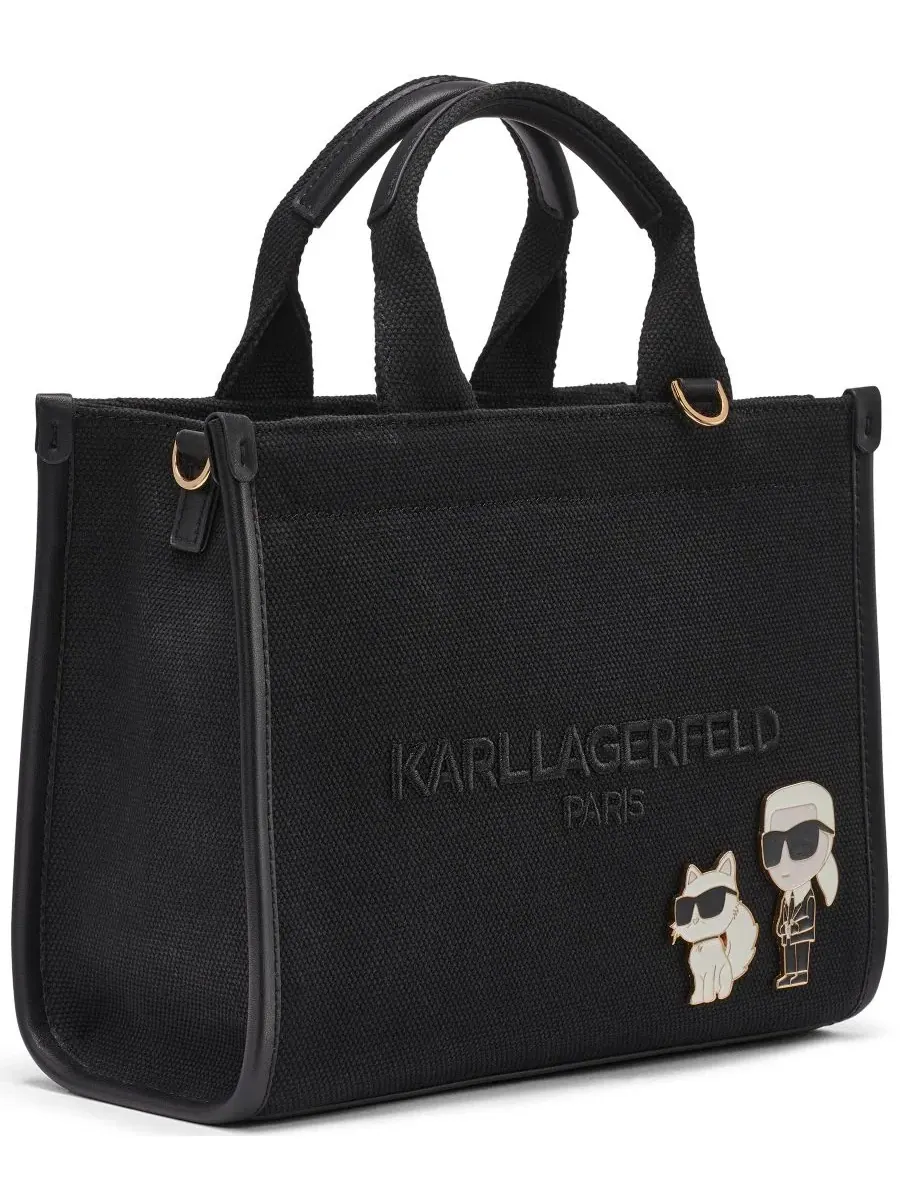 Маленькая сумка-саквояж Кристина Karl Lagerfeld Paris — изображение 3 из 5, черный