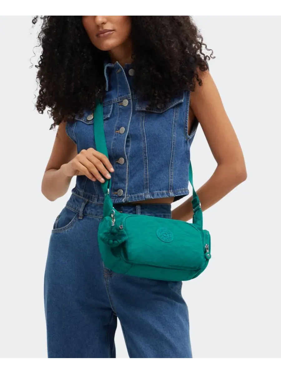 Кроссбоди-сумка Gabbette Small Crossbody Bag Kipling — изображение 2 из 6, зеленый