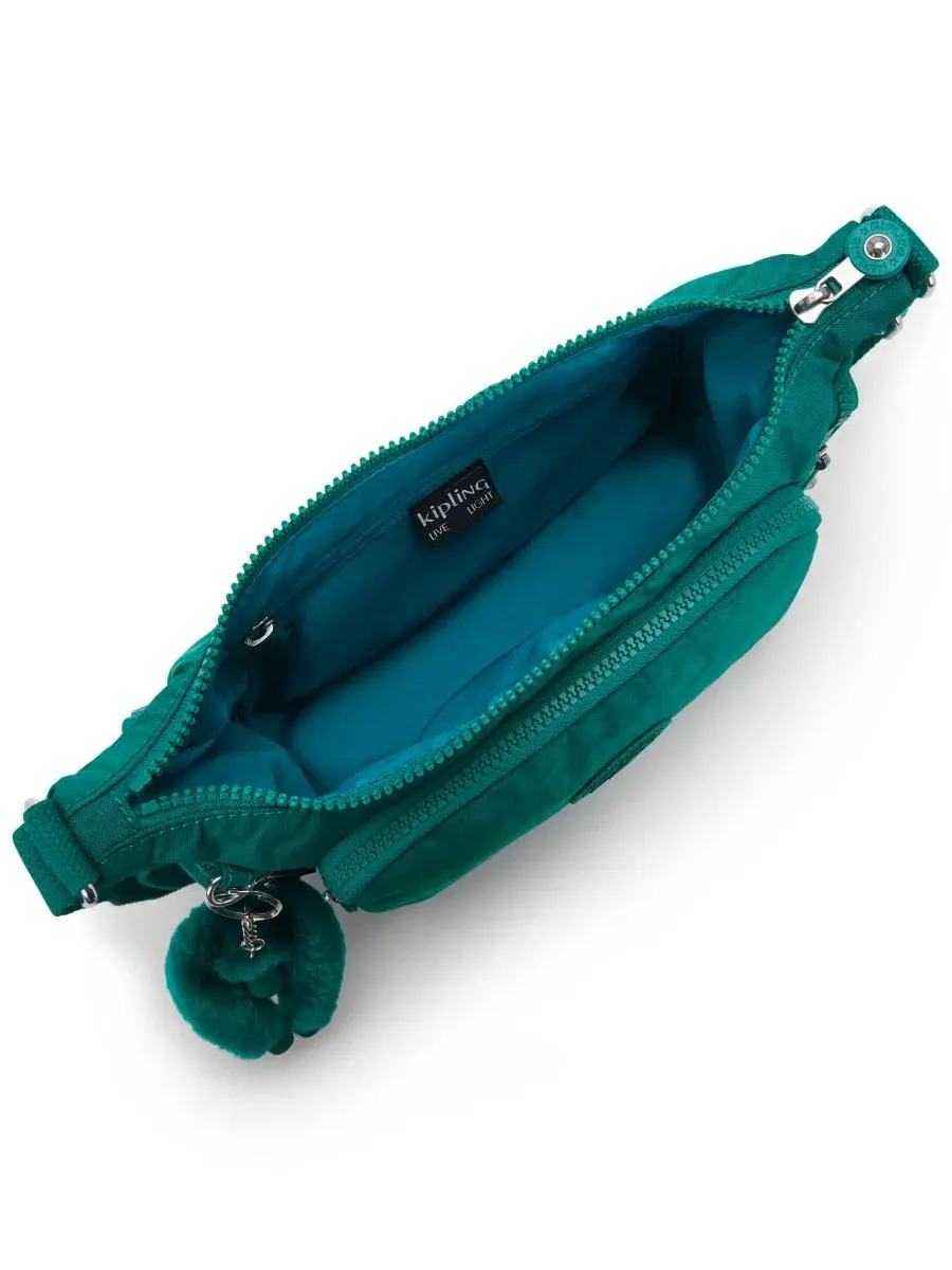 Кроссбоди-сумка Gabbette Small Crossbody Bag Kipling — изображение 6 из 6, зеленый
