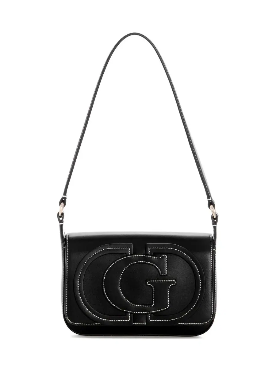Сумка через плечо с клапаном Ruby Small GUESS — изображение 1 из 4, черный
