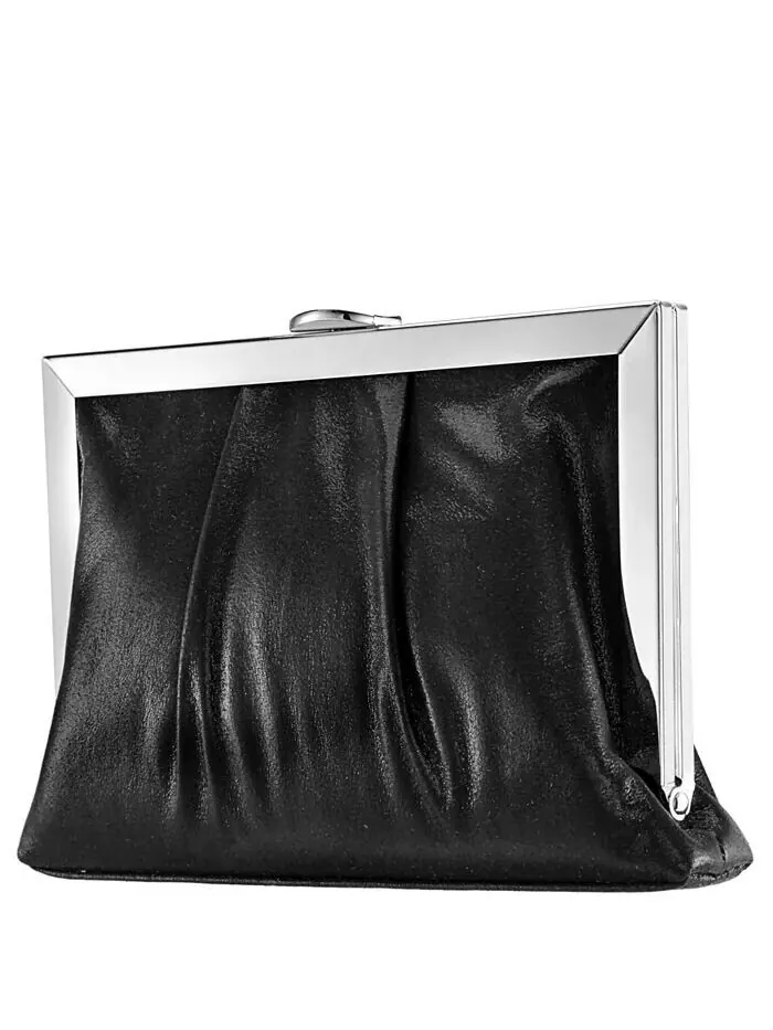 Современный каркасный клатч Nina — изображение 2 из 4, черный