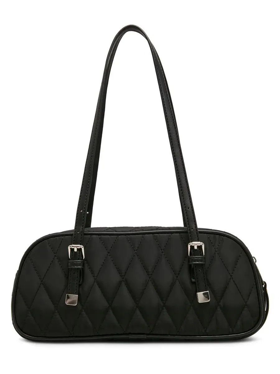 Женская сумка через плечо Jason Quilted Small Shoulder Handbag Madden Girl — изображение 2 из 5, черный