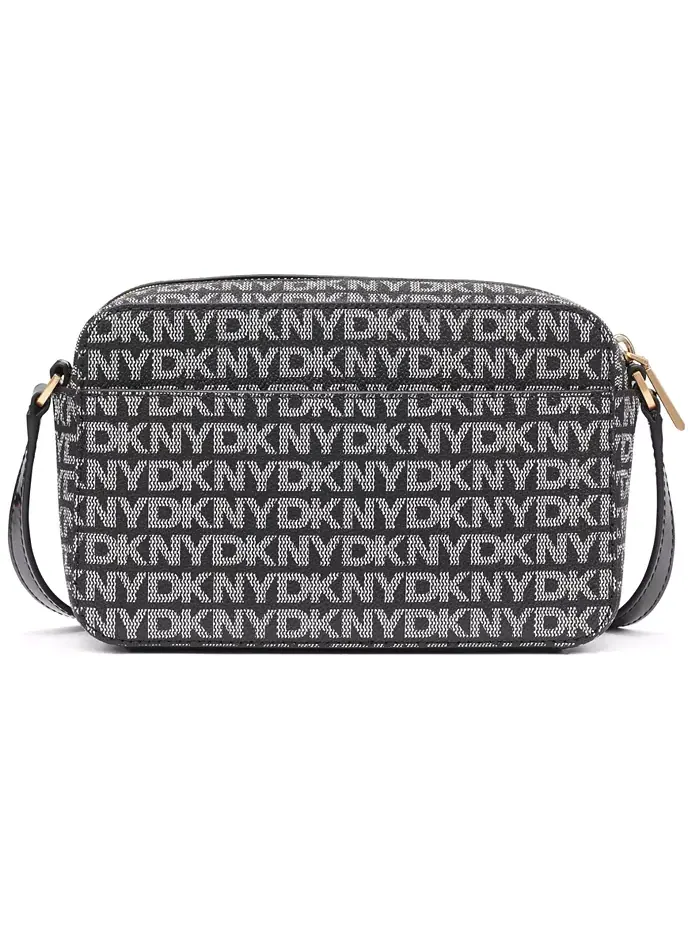 Сумка для фотоаппарата Avril Small Logo DKNY — изображение 3 из 6, черный/черный