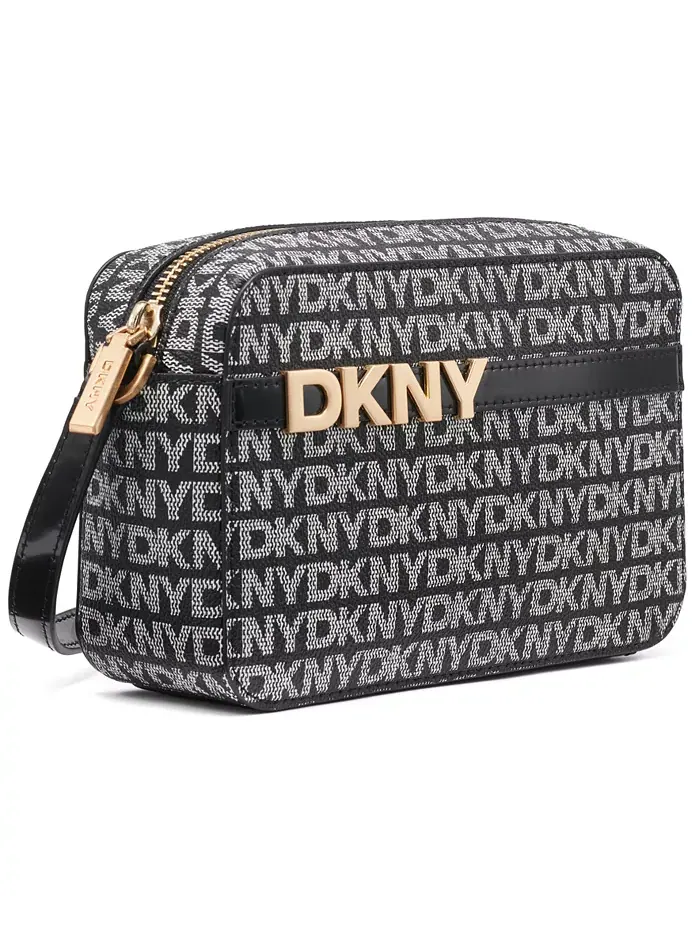 Сумка для фотоаппарата Avril Small Logo DKNY — изображение 4 из 6, черный/черный