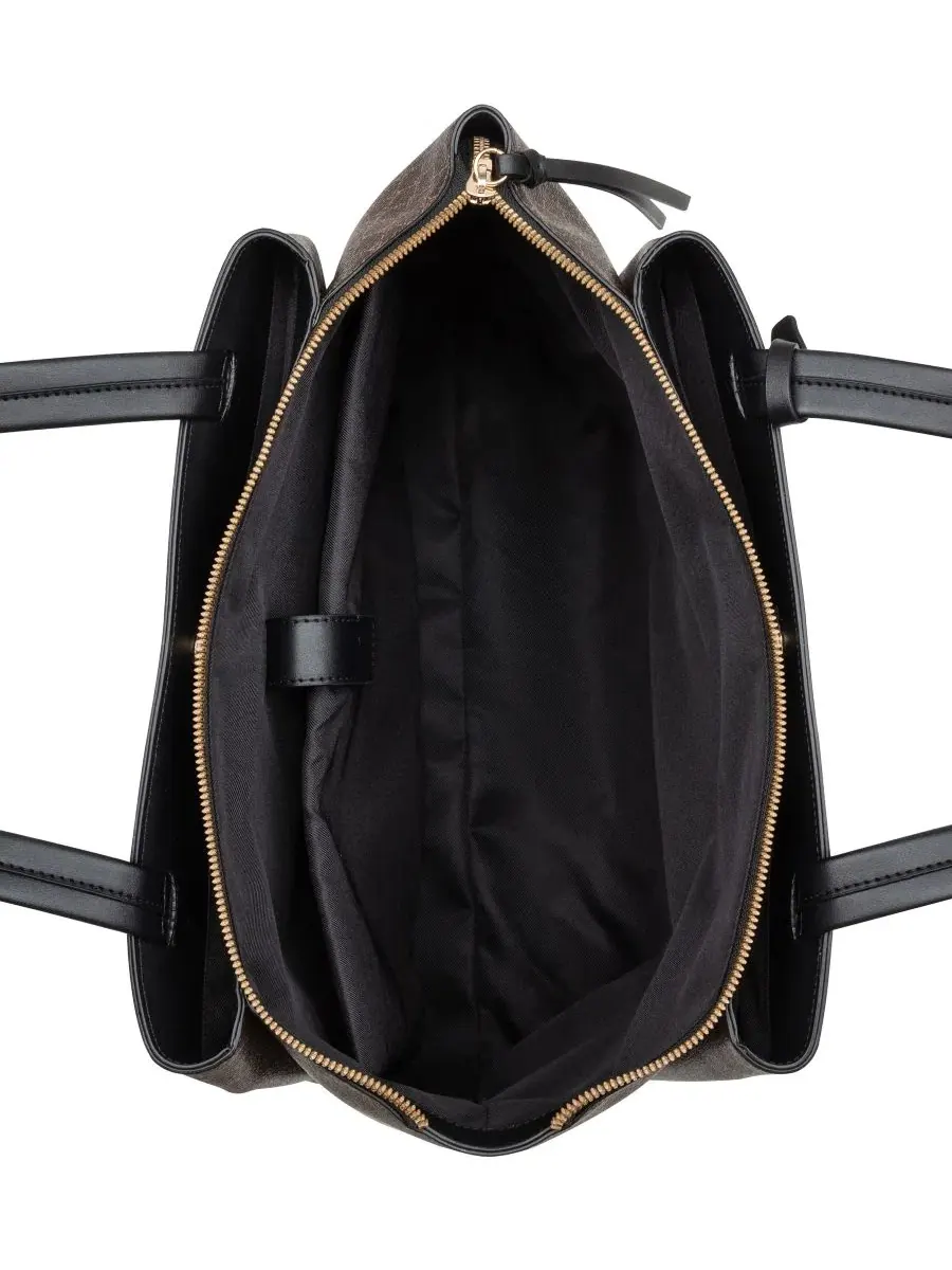 Сумка-шопер с отделением для ноутбука Luela Tech Extra-Large Tote Nine West — изображение 4 из 4, черный/коричневый