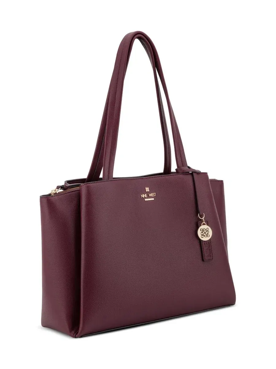 Сумка-тоут Luela Tech Extra-Large Nine West — изображение 3 из 4, черничный