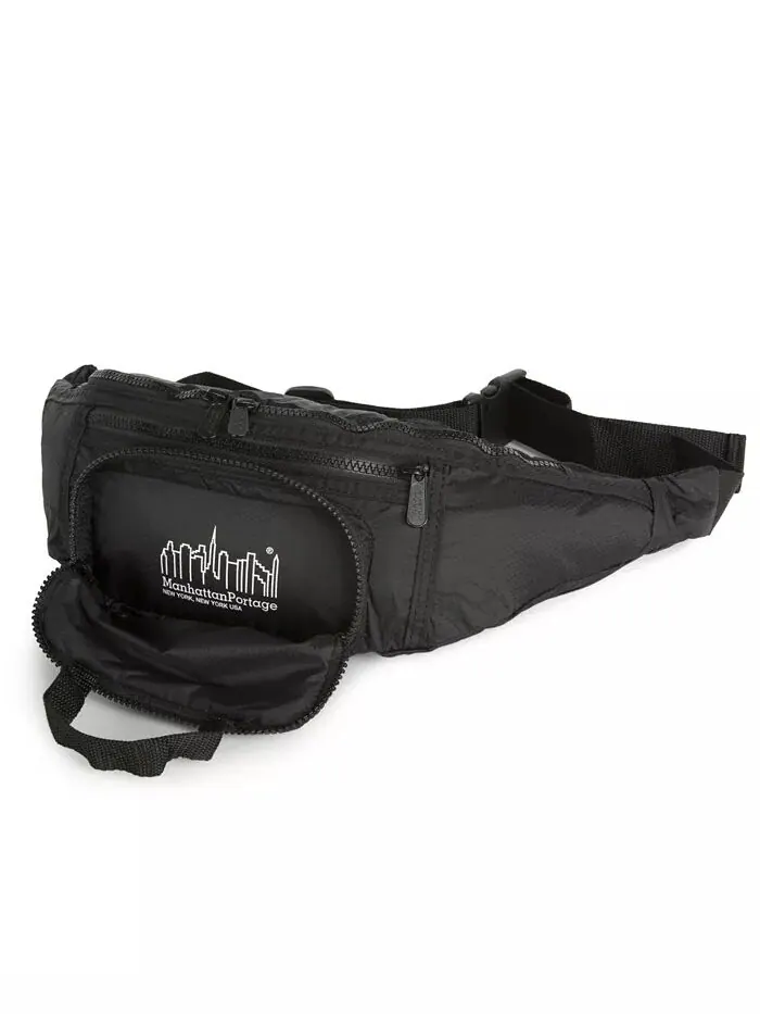 Упаковываемая поясная сумка Alleycat Manhattan Portage — изображение 2 из 8, черный