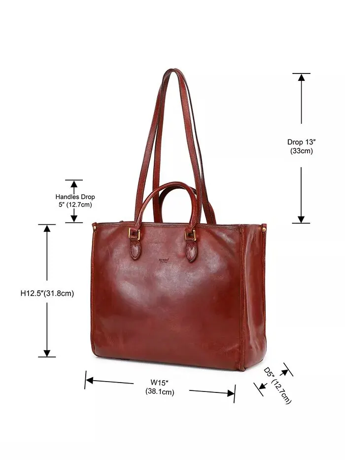 Сумка-тоут Clivia Carryall OLD TREND — изображение 9 из 11, коричневый