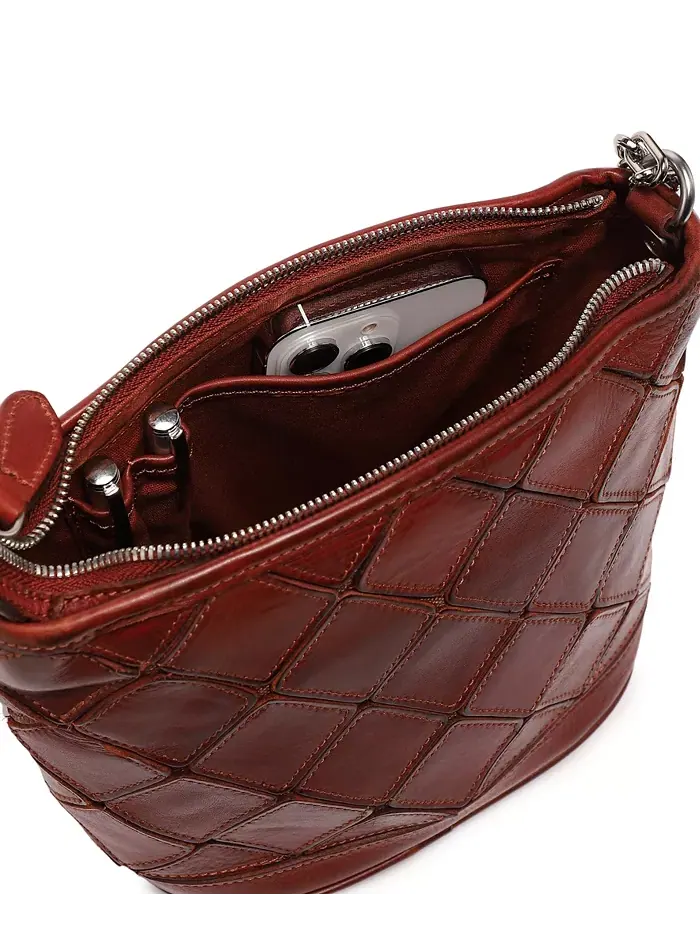 Сумка через плечо Mermaid Convertible OLD TREND — изображение 8 из 13, коричневый