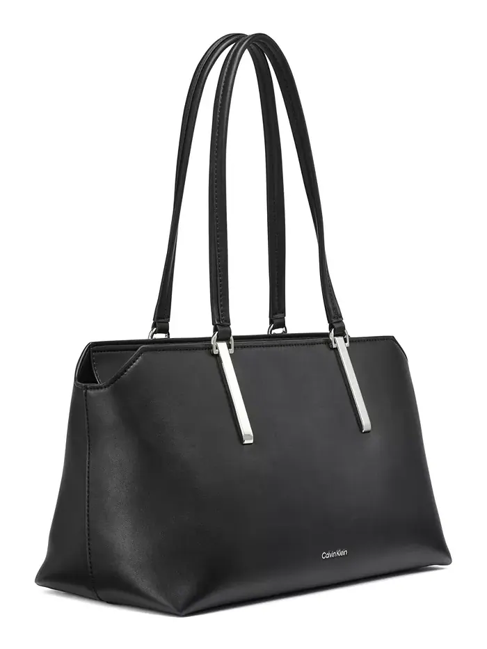 Сумка-шоппер Calvin Klein Lori Top — изображение 5 из 6, черный серебристый