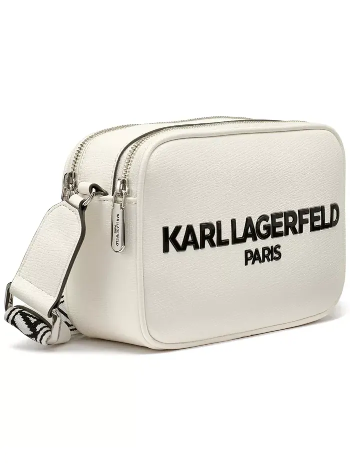 Майбел Кроссбоди KARL LAGERFELD PARIS — изображение 3 из 6, белый серебристый