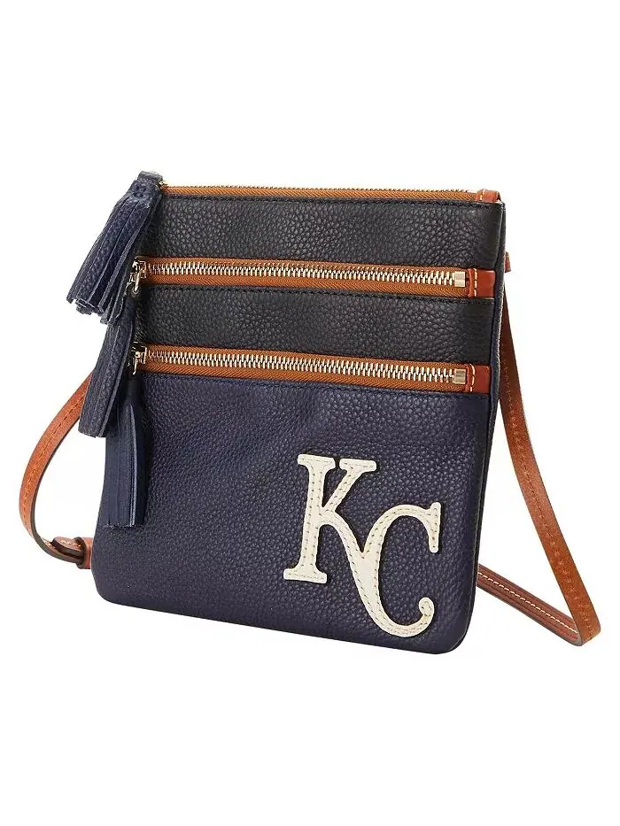 Сумка через плечо Kansas City Royals Infield Triple Zip Dooney & Bourke