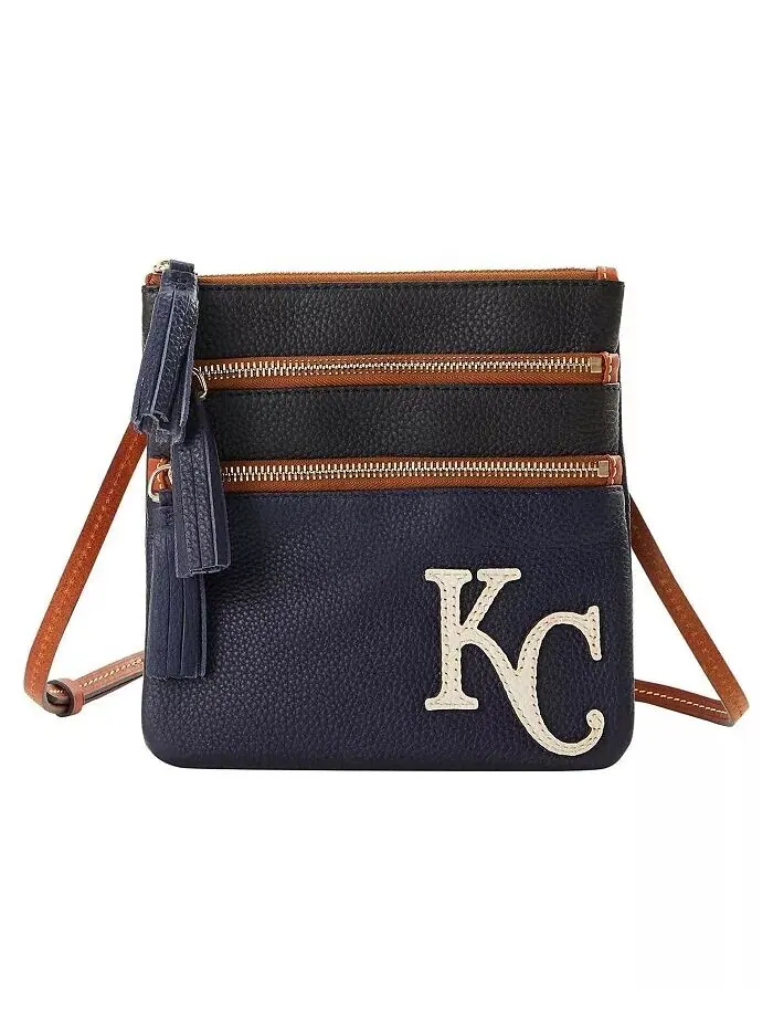 Сумка через плечо Kansas City Royals Infield Triple Zip Dooney & Bourke — изображение 2 из 4
