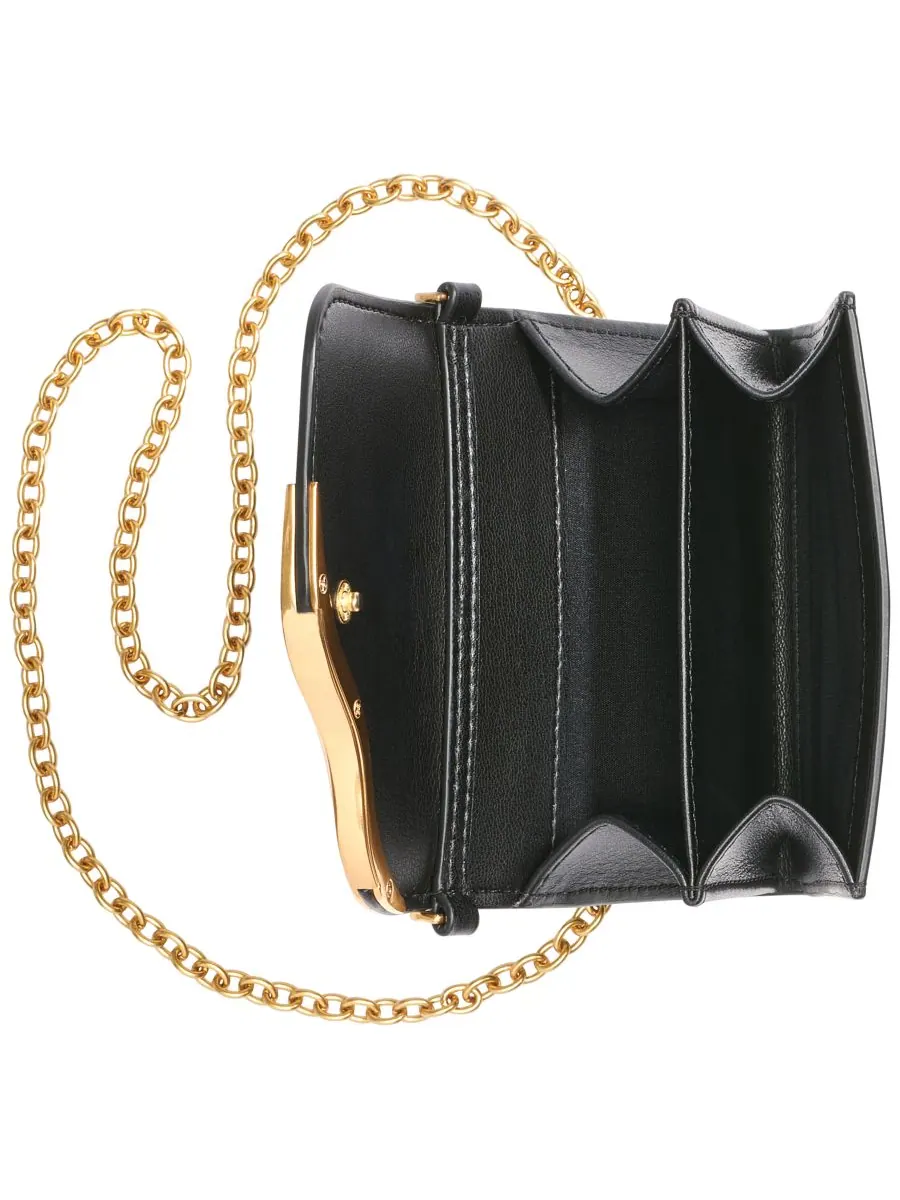 Женский кошелек Malverne Pave String Wallet Donna Karan New York — изображение 6 из 7, черный/золотистый
