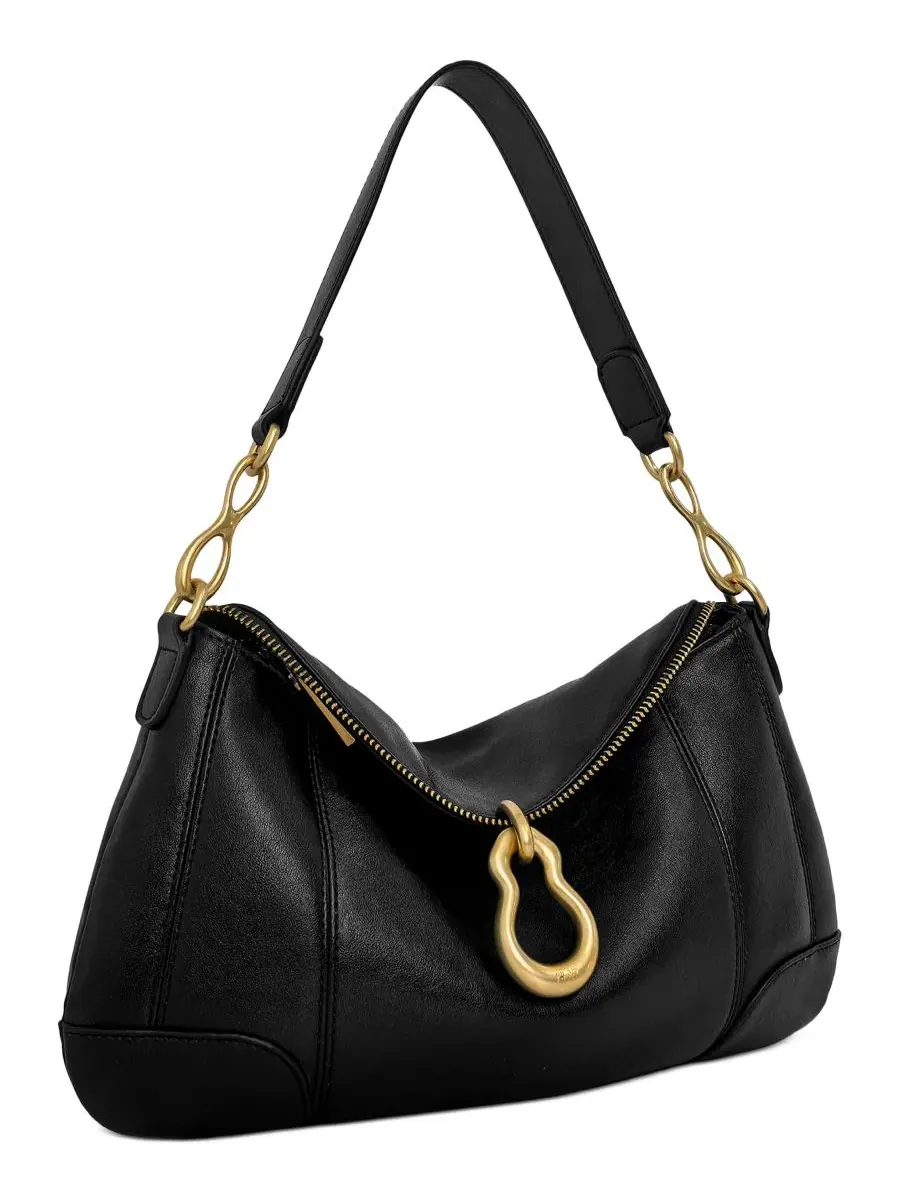Сумка через плечо с металлическим подвесом Jayla Metal Pendant Embellished Medium Shoulder Handbag — изображение 3 из 4