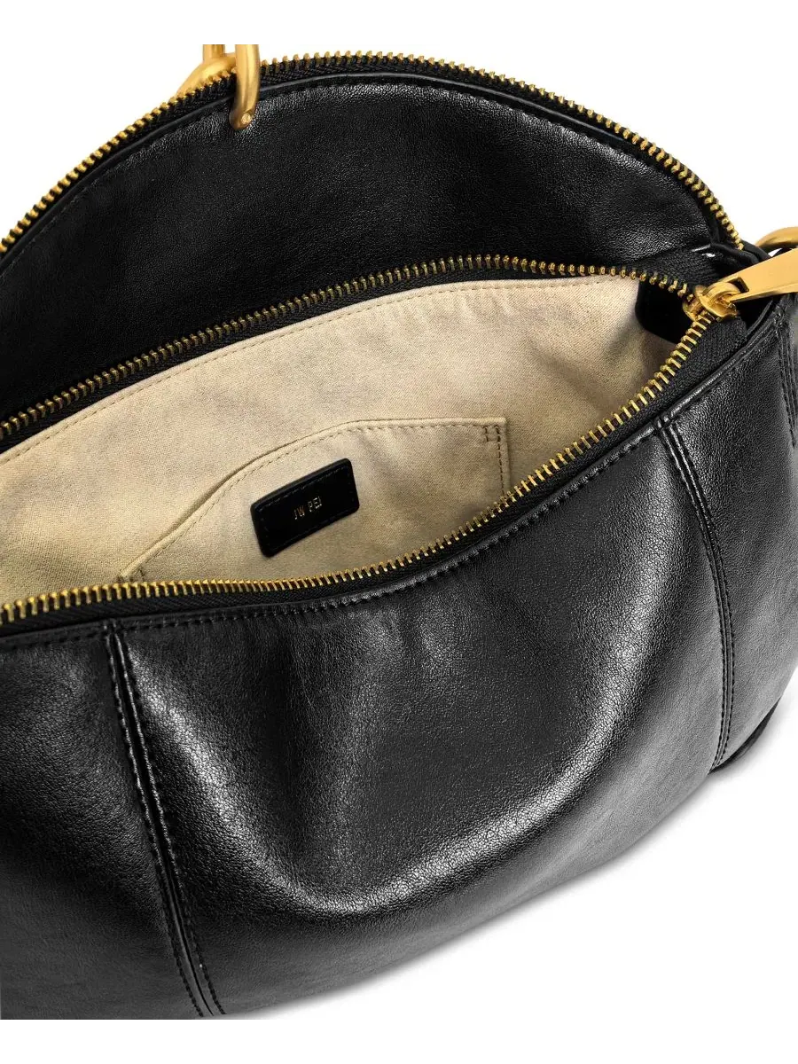 Сумка через плечо с металлическим подвесом Jayla Metal Pendant Embellished Medium Shoulder Handbag — изображение 4 из 4