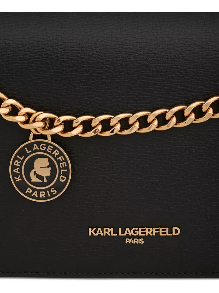 Сумка кросс-боди Lourdes с цепочкой-ремнем KARL LAGERFELD PARIS — изображение 2 из 5, черный