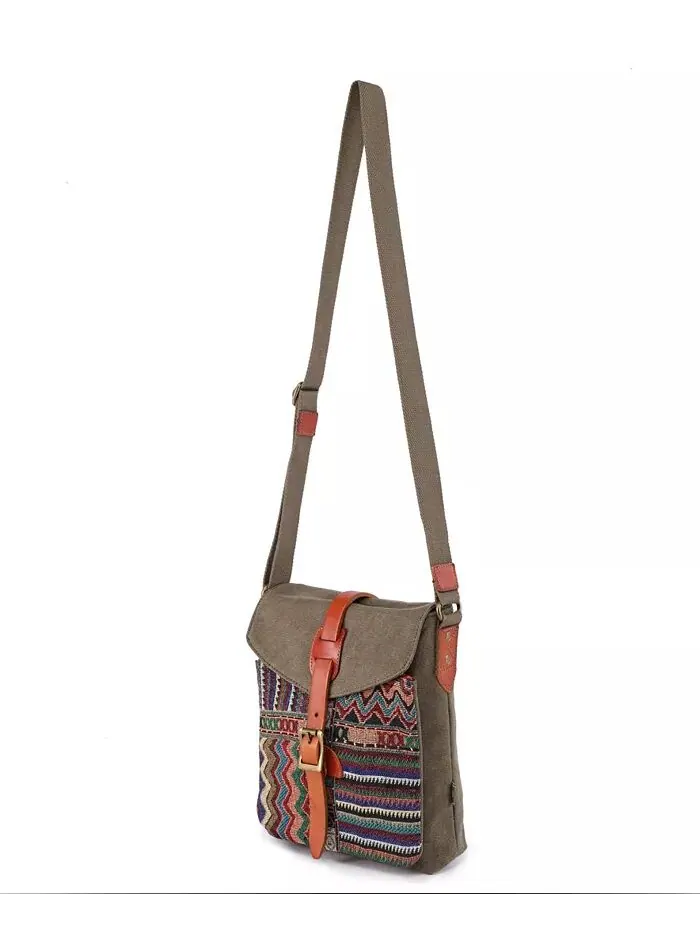 Сумка через плечо Four Season Canvas TSD BRAND — изображение 13 из 21, хаки