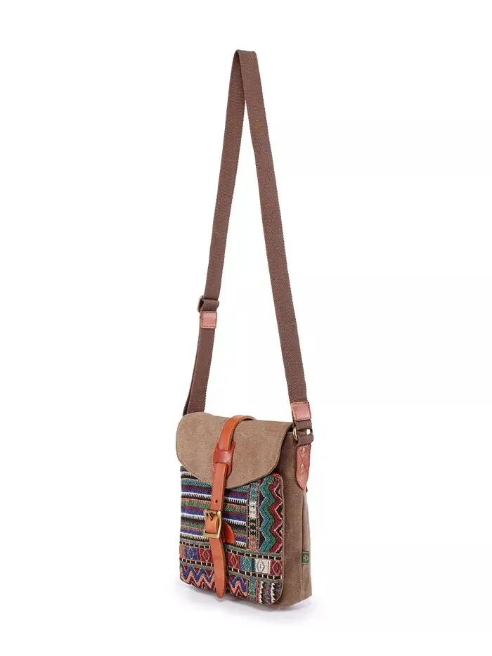 Сумка через плечо Four Season Canvas TSD BRAND — изображение 17 из 21, хаки