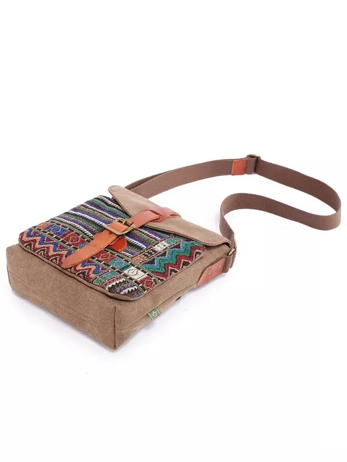 Сумка через плечо Four Season Canvas TSD BRAND — изображение 18 из 21, хаки