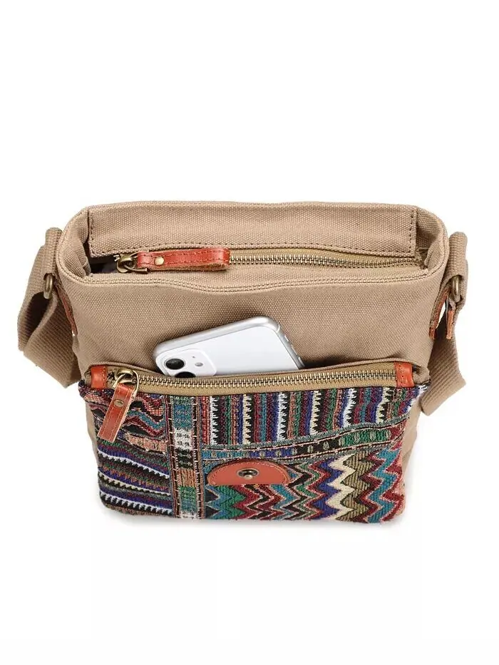 Сумка через плечо Four Season Canvas TSD BRAND — изображение 3 из 21, хаки