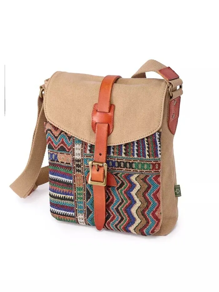 Сумка через плечо Four Season Canvas TSD BRAND — изображение 6 из 21, хаки