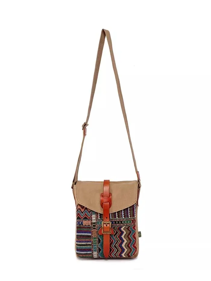 Сумка через плечо Four Season Canvas TSD BRAND — изображение 7 из 21, хаки