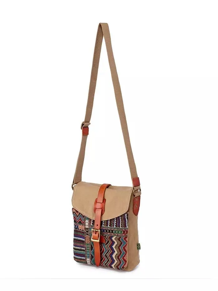 Сумка через плечо Four Season Canvas TSD BRAND — изображение 8 из 21, хаки