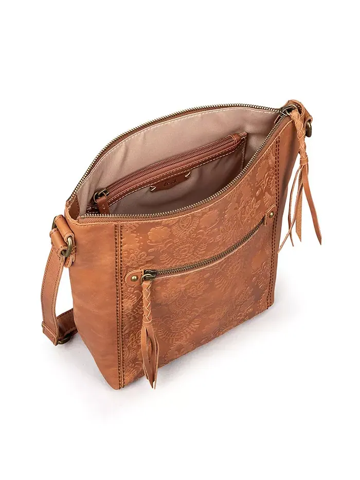 Женская кожаная сумка-кроссбоди Ashland The Sak — изображение 3 из 5, коричневый