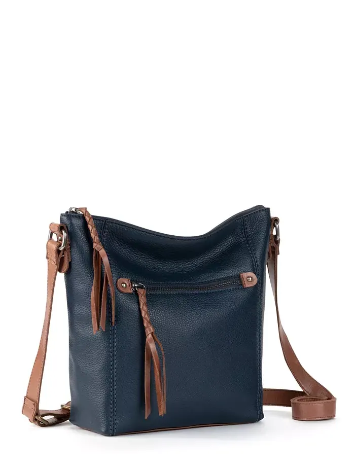 Женская кожаная сумка-кроссбоди Ashland The Sak — изображение 3 из 6, синий