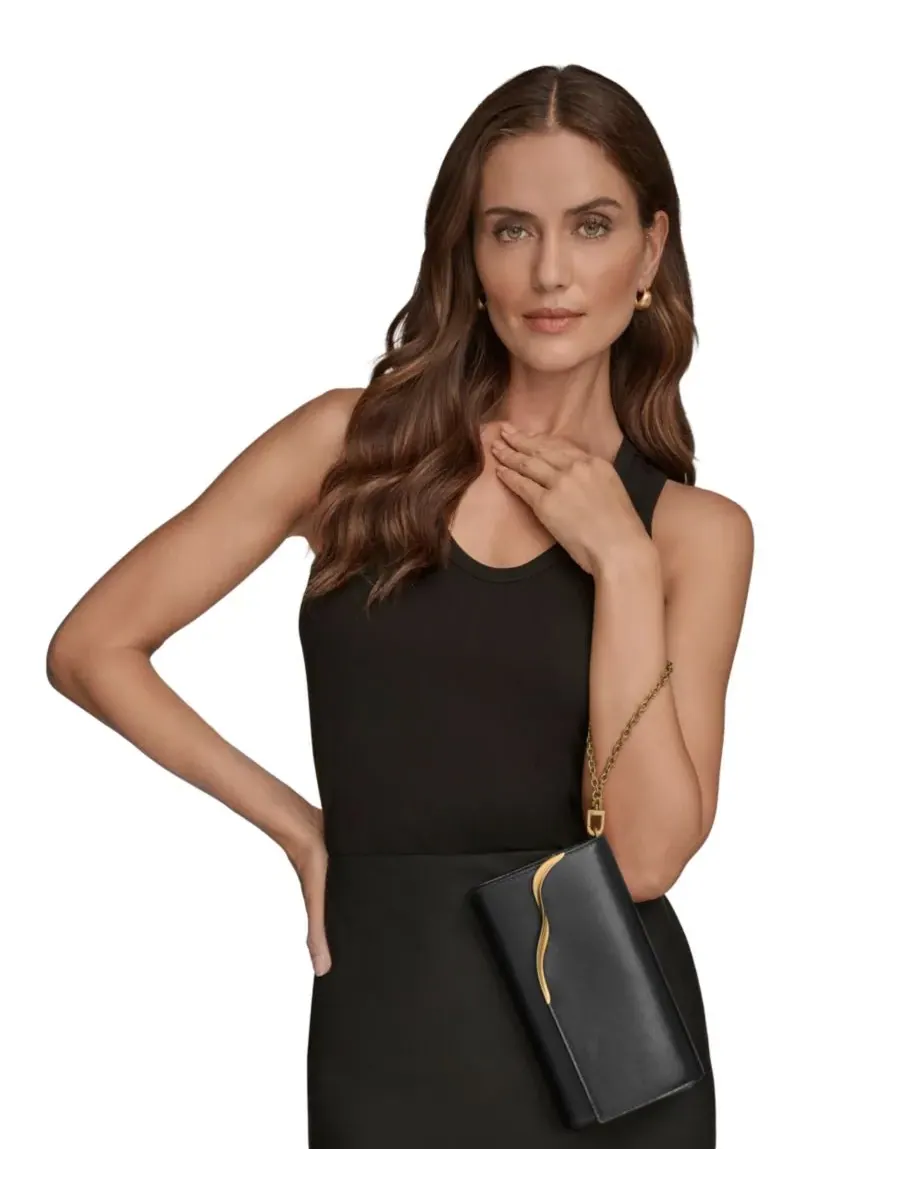 Женский клатч Malverne Donna Karan New York, темно-night — изображение 6 из 7, темный