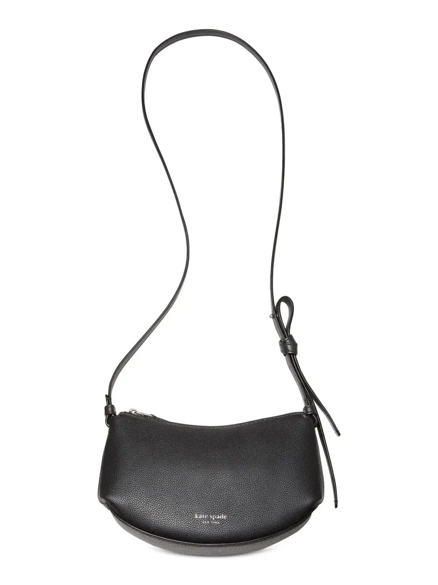 Небольшая сумка через плечо из кожи Pebbled Loop Small kate spade new york — изображение 5 из 6, черный