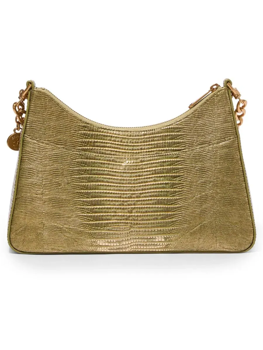 Сумка через плечо Mod Esme Bachata Medium из кожи Brahmin — изображение 2 из 4, оливковый