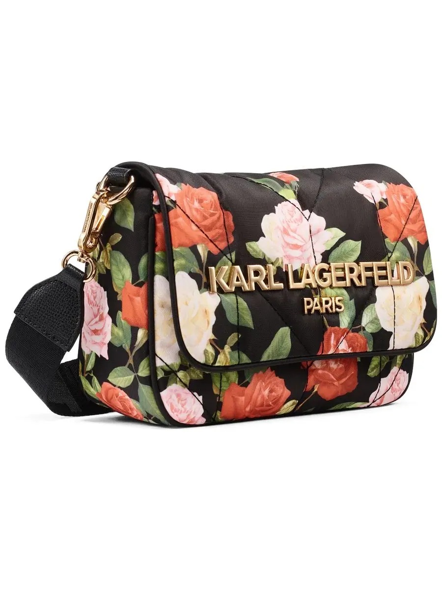 Маленькая сумка через плечо Voyage Karl Lagerfeld Paris — изображение 3 из 5, черный