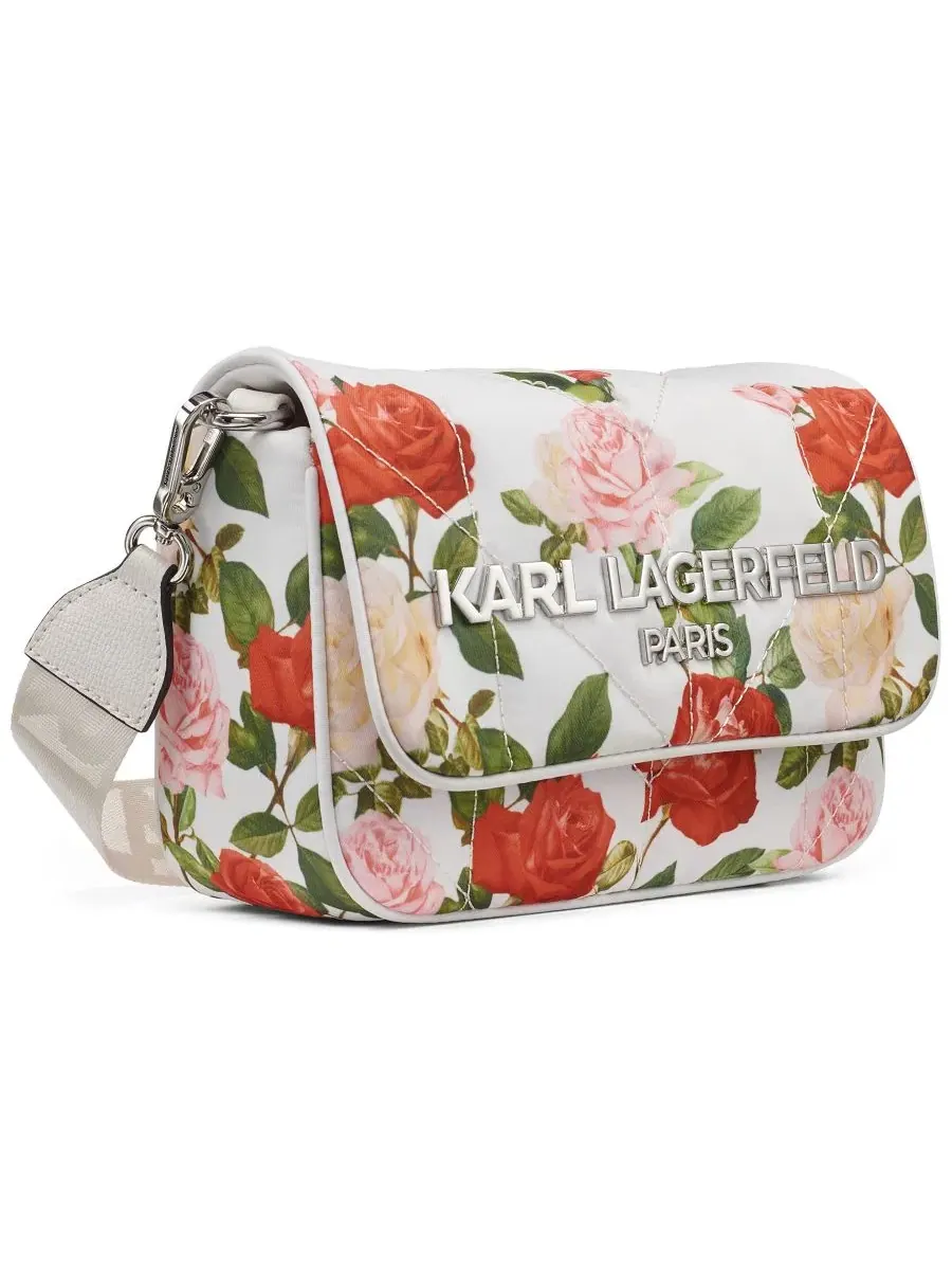 Маленькая сумка через плечо Voyage Karl Lagerfeld Paris — изображение 3 из 5, белый