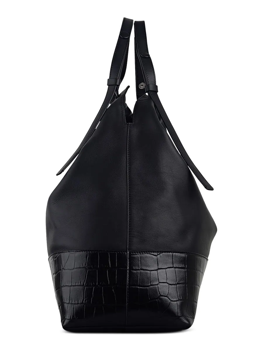 Большая кожаная сумка Portobello на завязках через плечо Radley London — изображение 3 из 4, черный