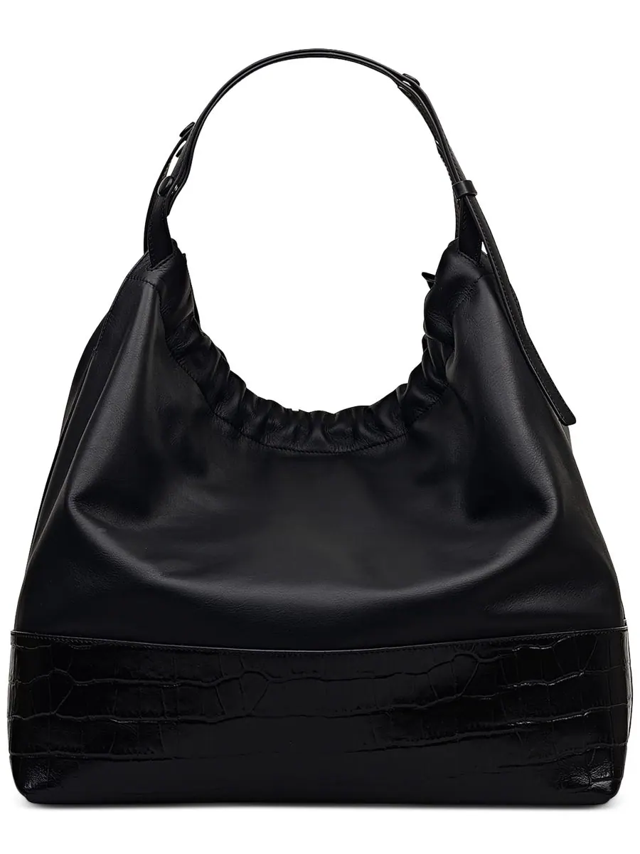 Большая кожаная сумка Portobello на завязках через плечо Radley London — изображение 4 из 4, черный