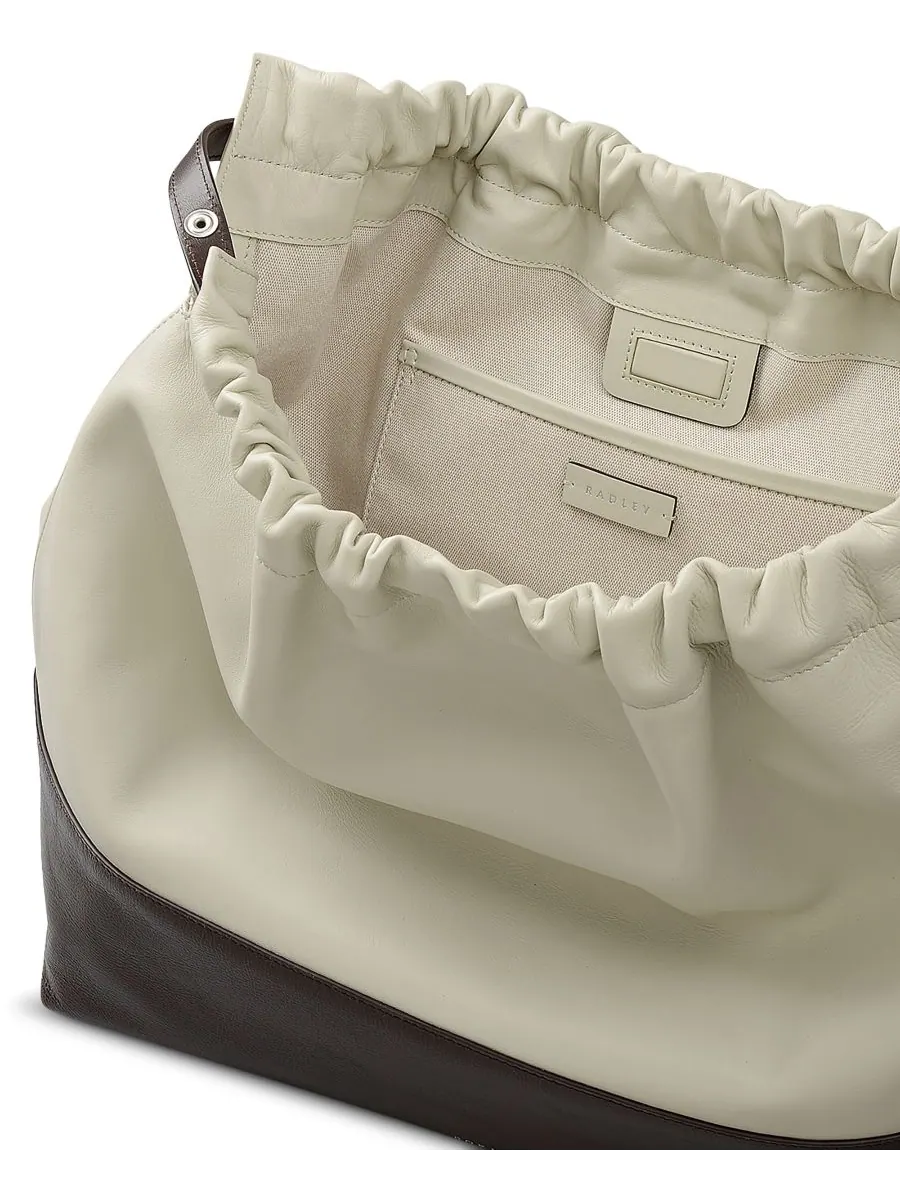 Большая кожаная сумка Portobello на завязках через плечо Radley London — изображение 6 из 6, белый