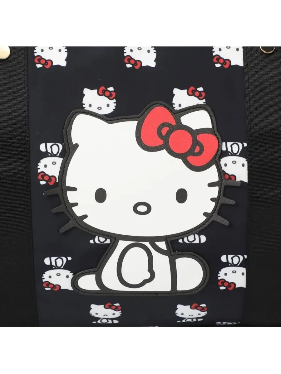 Дорожная сумка AOP из нейлона с полиуретановыми вставками Hello Kitty — изображение 5 из 7, мульти