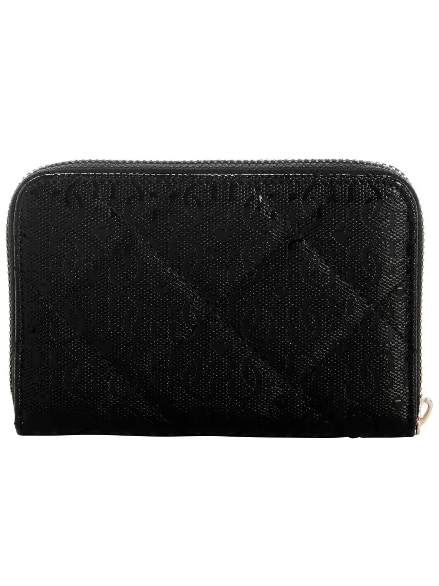 Кошелек Libby Medium Zip Around Wallet Guess — изображение 2 из 3, черный