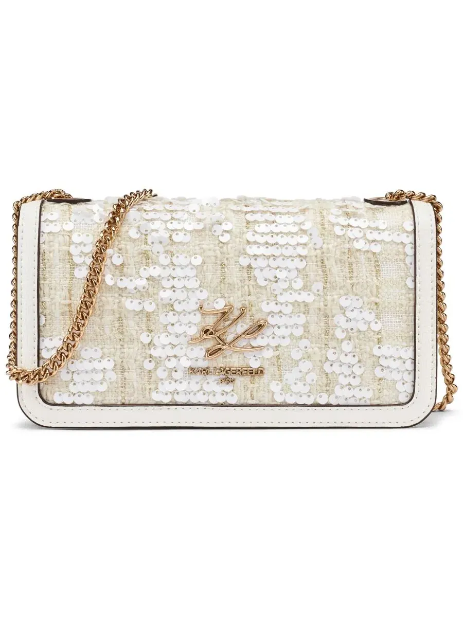 Сумка через плечо Kosette Small Shoulder Handbag KARL LAGERFELD PARIS — изображение 1 из 8, белый